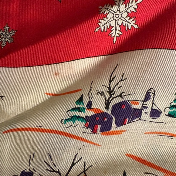 Vintage 100% Silk Gap Scarf - Picture 5 of 7